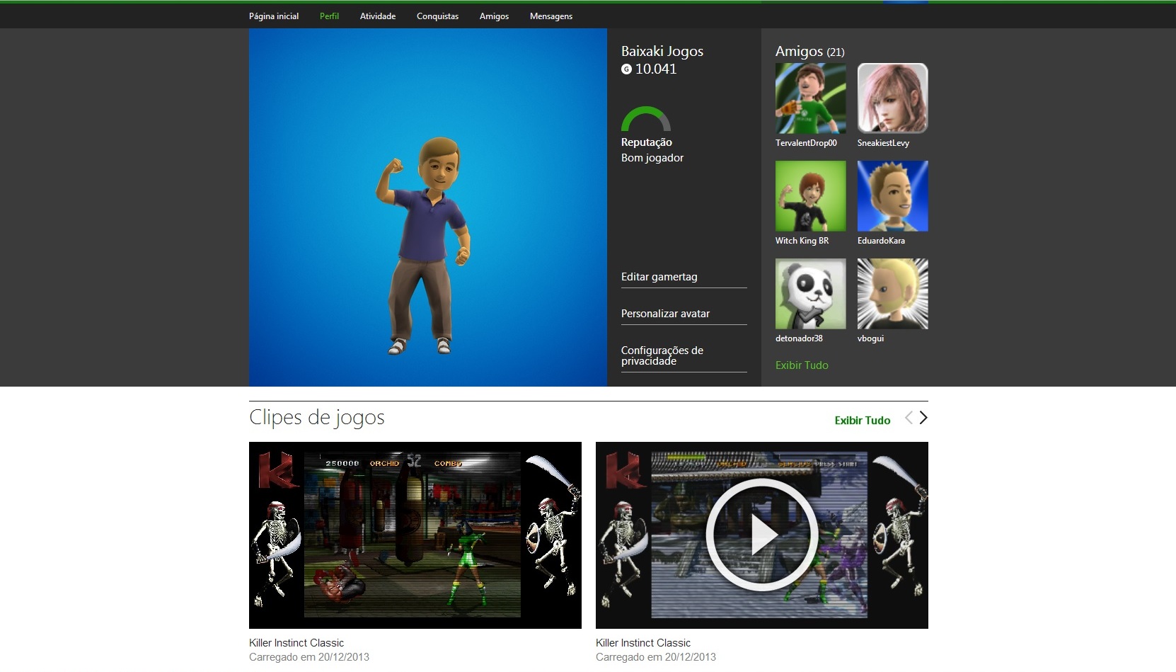 Perfis do Xbox One já estão disponíveis no site oficial
