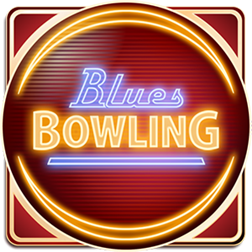 Logo Blues Bowling Ícone Logo Blues Bowling Ícone