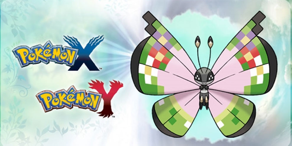 Vivillon de padrão único já pode ser adquirido em seu Pokémon X/Y