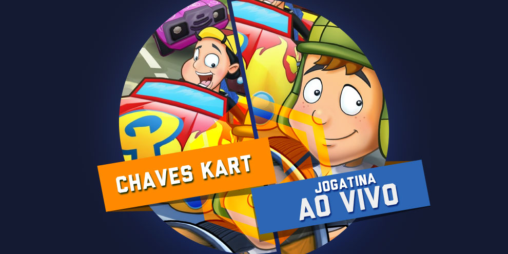 Jogatina ao vivo TCG: hoje tem Chaves Kart às 18h!