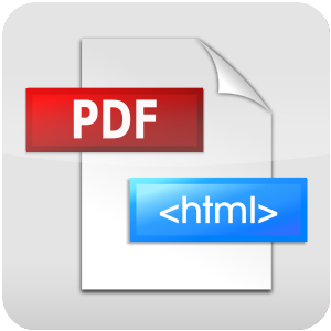 Logo HTML to PDF Ícone Logo HTML to PDF Ícone