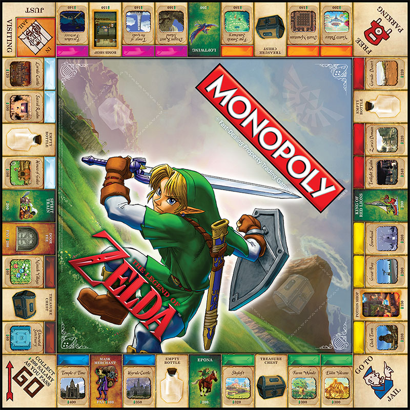 Confira a incrível edição especial de Monopoly tematizada com Zelda