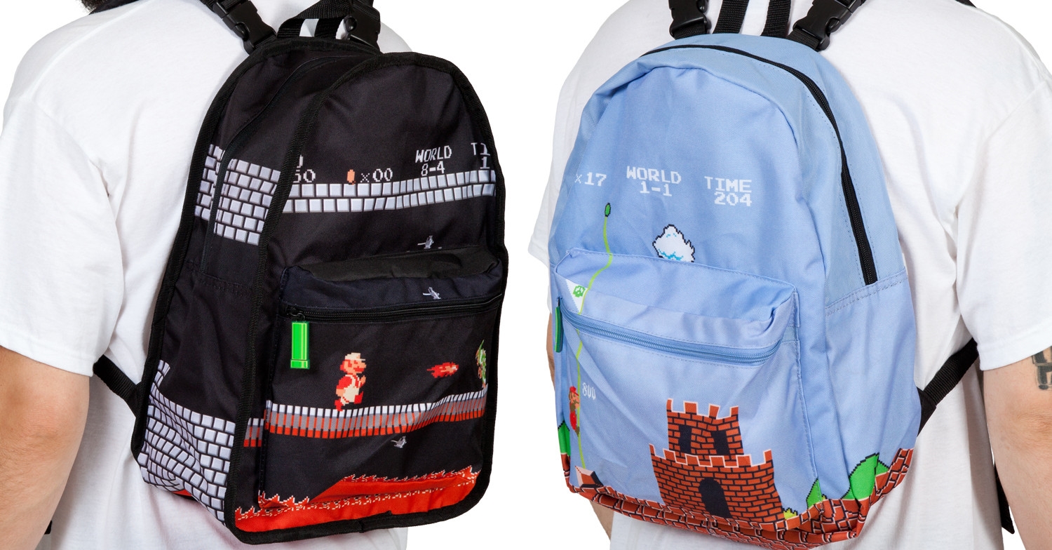 Confira a mochila mais legal que você vai ver de Super Mario Bros.