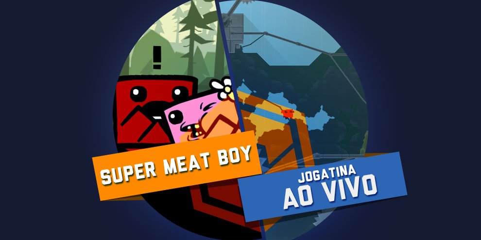 Jogatina ao vivo TCG: hoje tem Super Meat Boy às 18h!