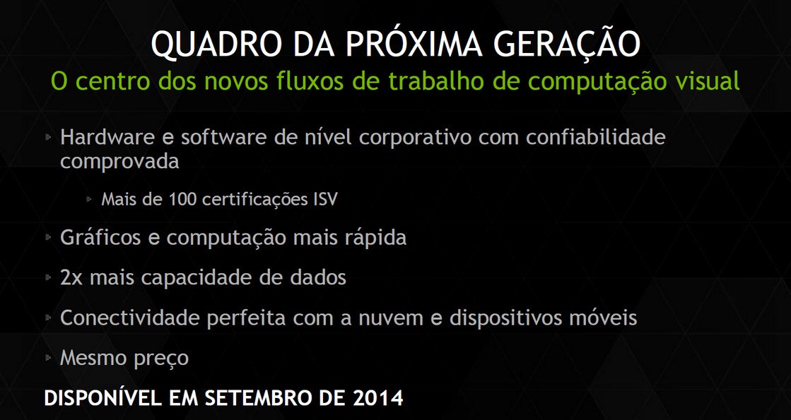 NVIDIA anuncia segunda geração de placas de vídeo QUADRO