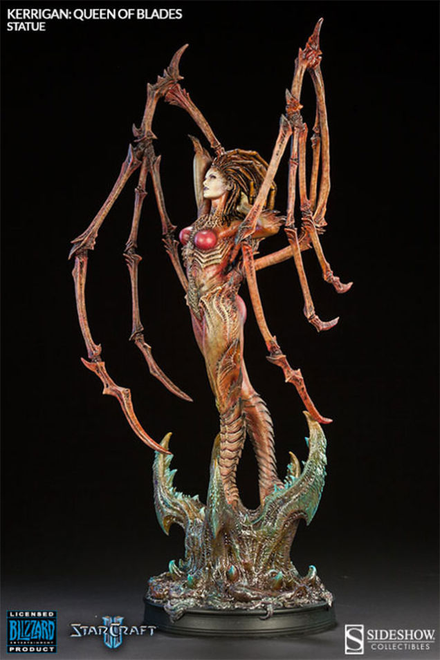 Veja as fotos da belíssima estátua da Kerrigan pela Sideshow Collectibles