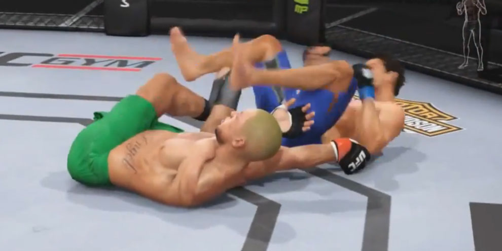 Uma perna saindo da orelha? Veja o novo show de glitches de EA Sports UFC