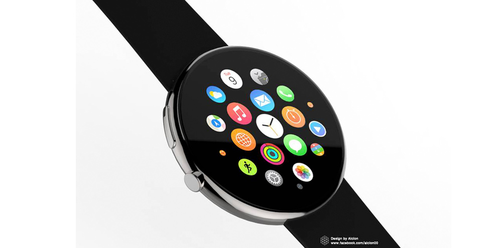 Imagem de: E se o Apple Watch fosse redondo?
