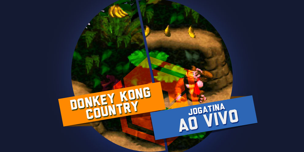 Jogatina ao vivo TCG: hoje tem Donkey Kong Country às 18h!