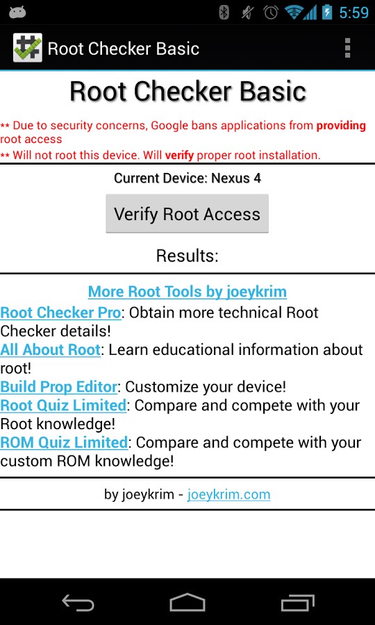 download root checker