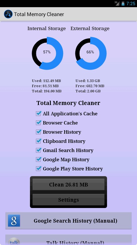 total memory cleaner
