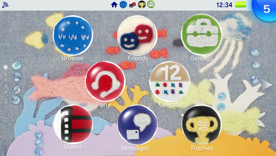 Atualização do PS Vita traz temas personalizados e melhoria em troféus