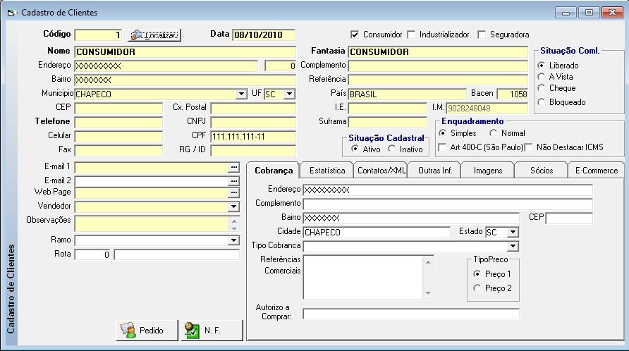 Imagem 3 do GSCOM – Gestão Comercial