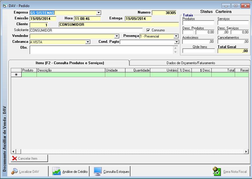 Imagem 12 do GSCOM – Gestão Comercial