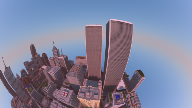 Cidade em Minecraft levou dois anos para ser construída bloco por bloco