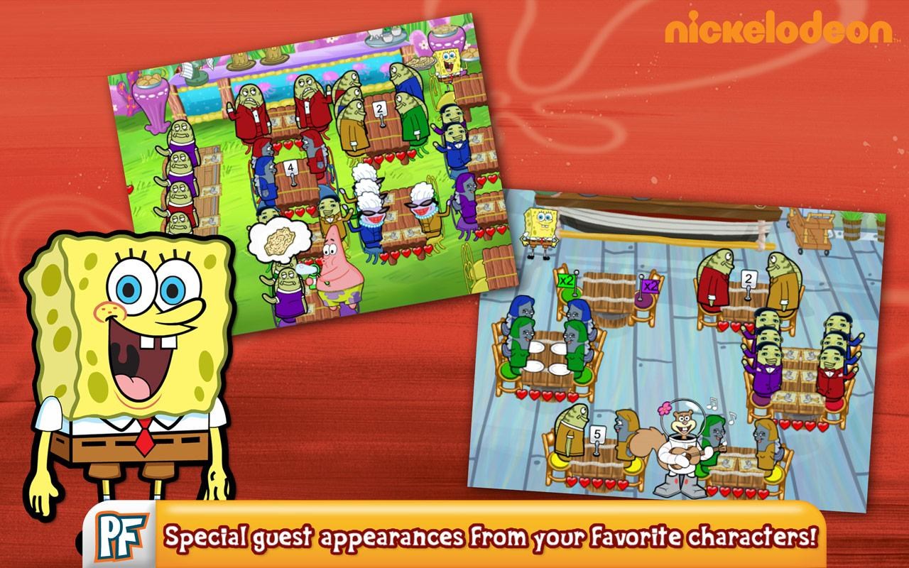 spongebob diner dash android