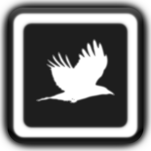 Logo Crow Ícone Logo Crow Ícone