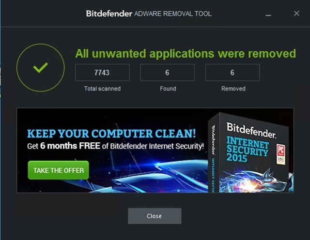 bitdefender adware removal tool for pc