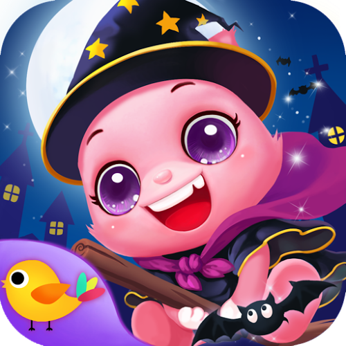 Logo Pet Halloween Night Ícone Logo Pet Halloween Night Ícone