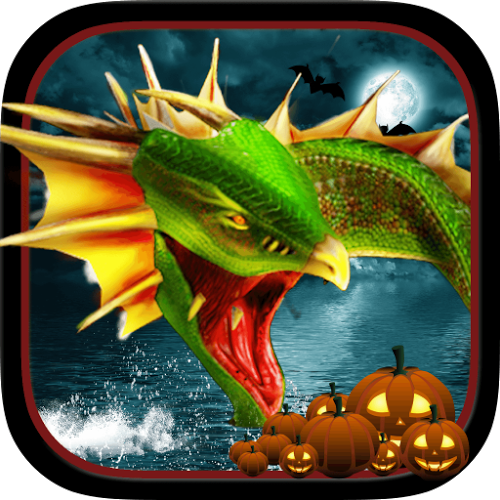 Logo Monster Snake Shooter 3D Ícone Logo Monster Snake Shooter 3D Ícone