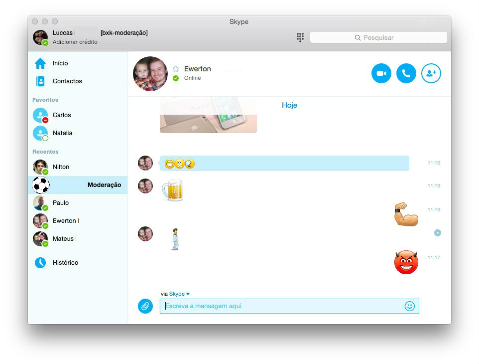 Skype screenshot 11