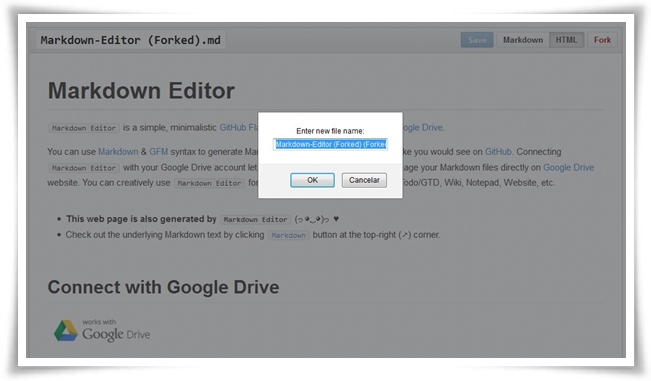 markdown web editor