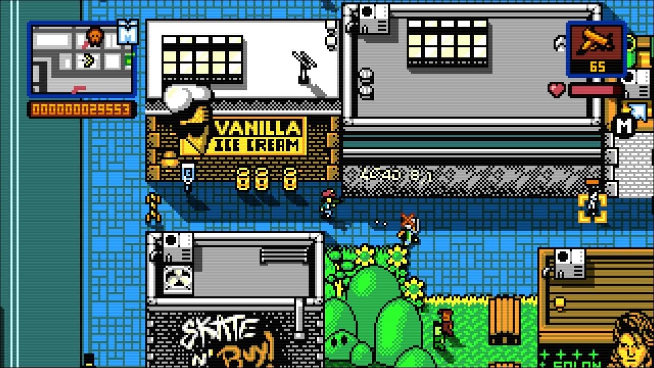 Retro City Rampage DX na versão para PS4