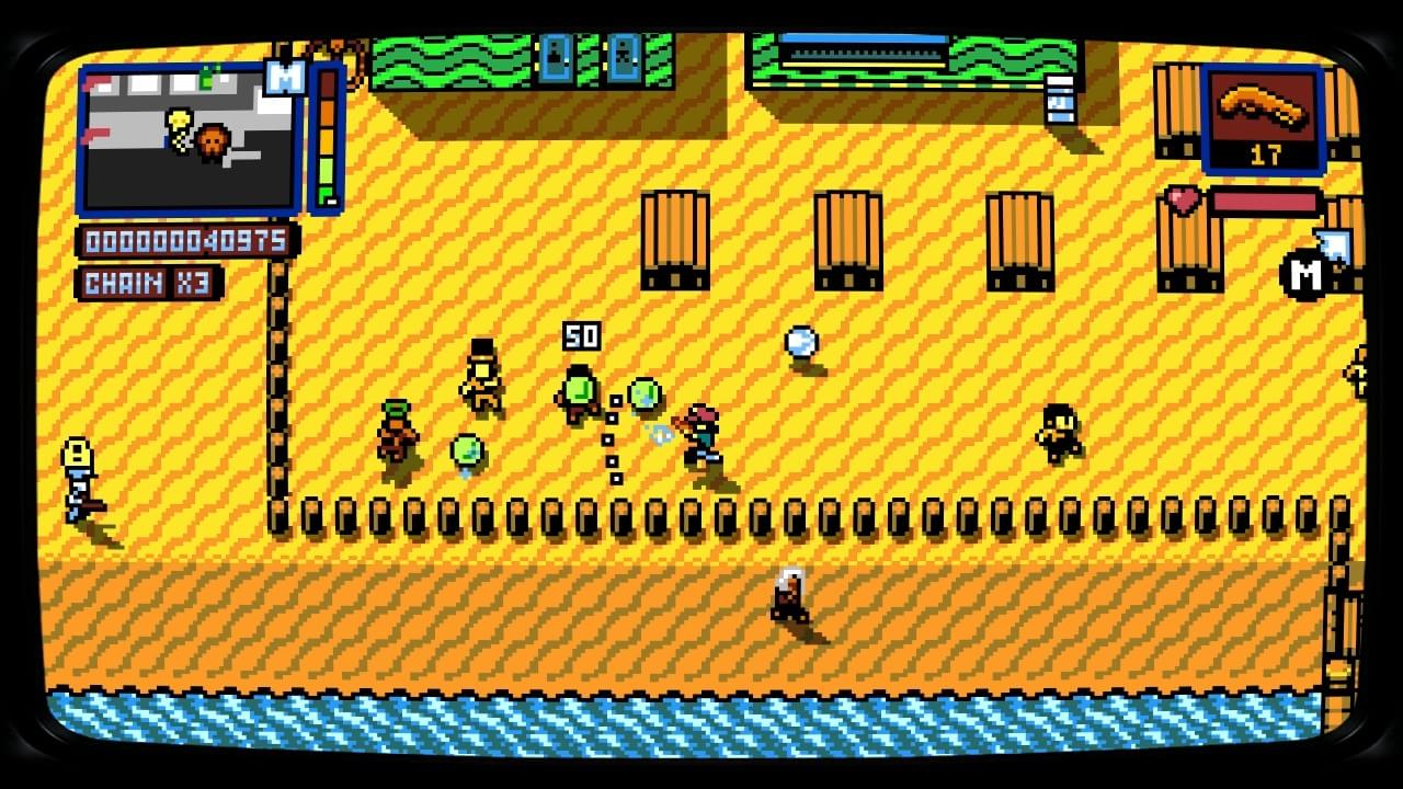 Retro City Rampage DX na versão para PS4