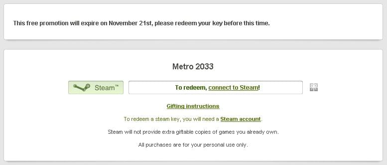 Metro 2033 de graça? Quero! ONDE E QUANDO? Clique aqui e descubra!