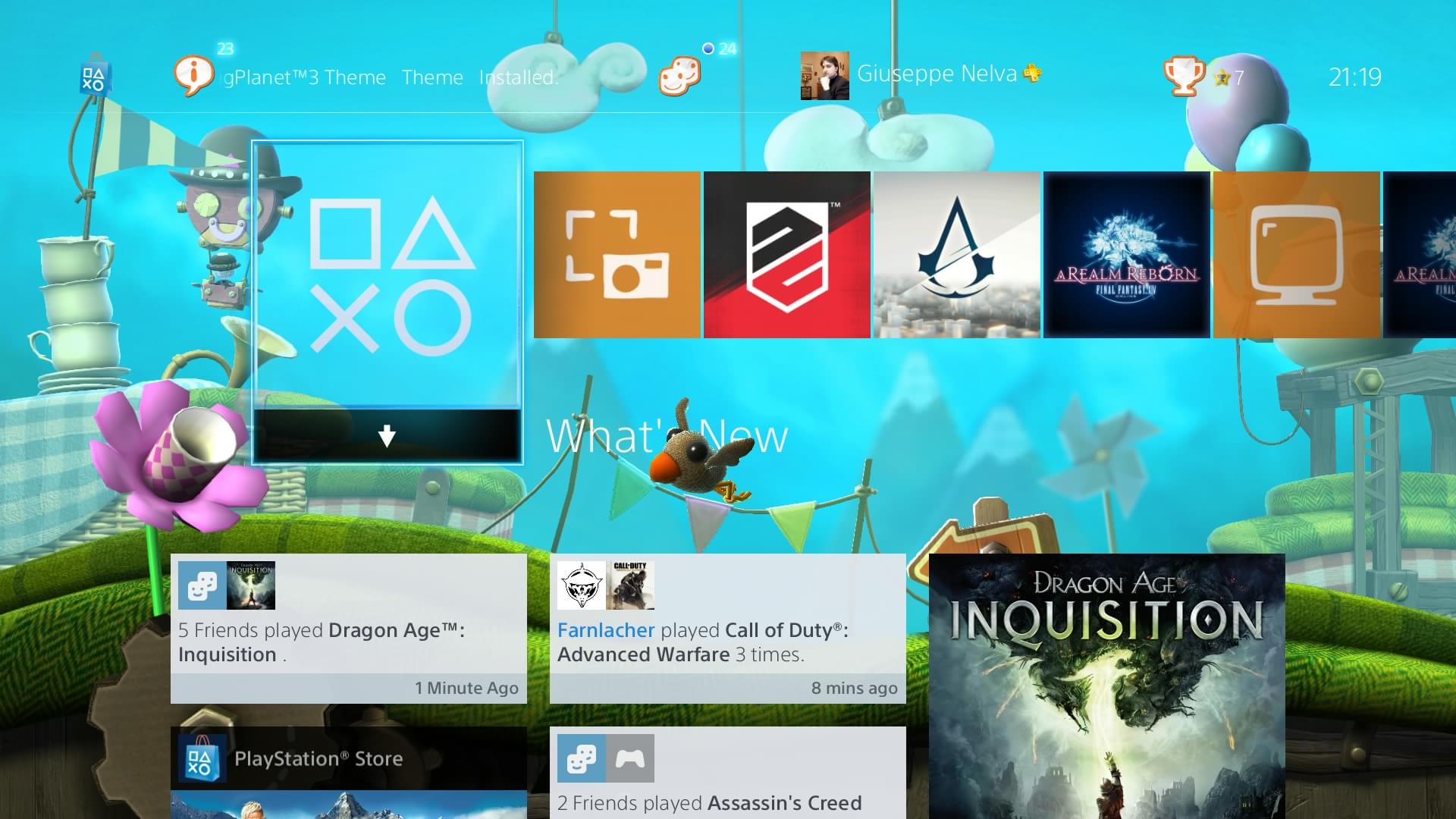 LittleBigPlanet 3 e The Order: 1886 ganham temas dinâmicos no PS4