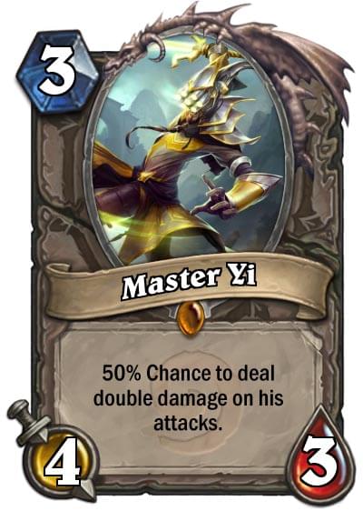 Como seriam todos os campeões de League of Legends dentro de Hearthstone?
