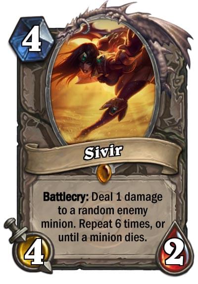 Como seriam todos os campeões de League of Legends dentro de Hearthstone?