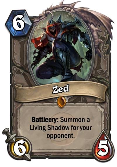 Como seriam todos os campeões de League of Legends dentro de Hearthstone?