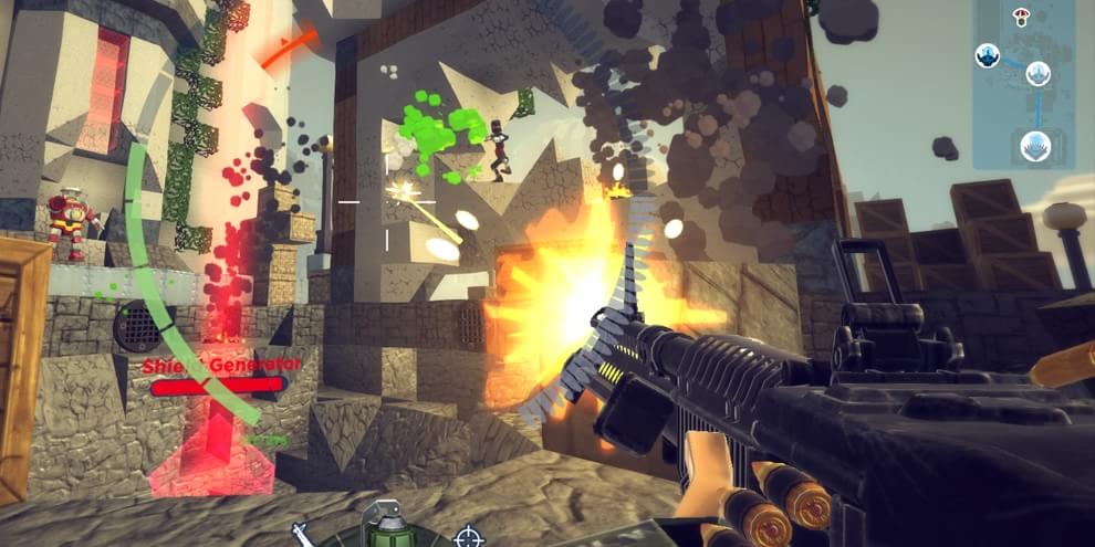 Construa e detone: dos devs de Runescape, Block’n’Load é TF 2 com Minecraft