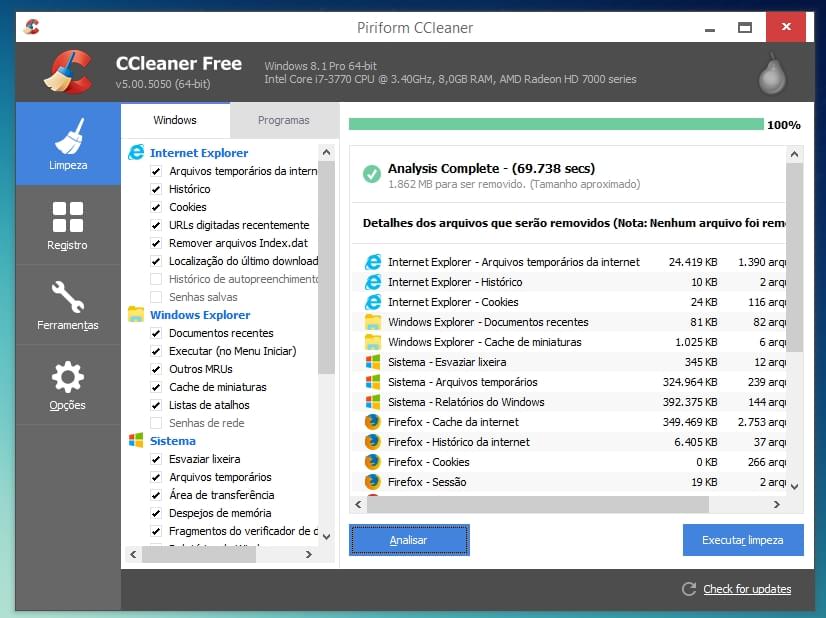 ccleaner download portugues