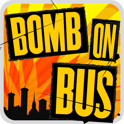 Logo Bomb On Bus Ícone Logo Bomb On Bus Ícone