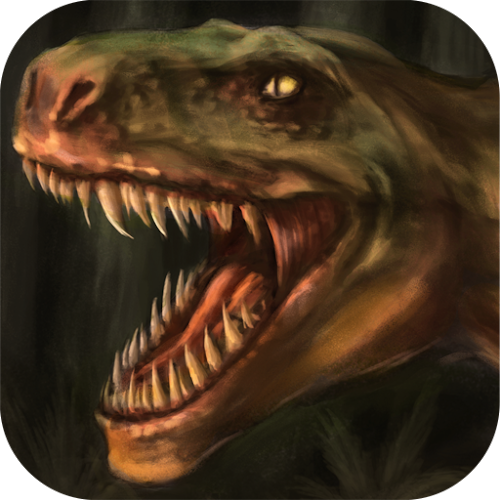 Logo Dino Escape - Jurassic Hunter Ícone Logo Dino Escape - Jurassic Hunter Ícone