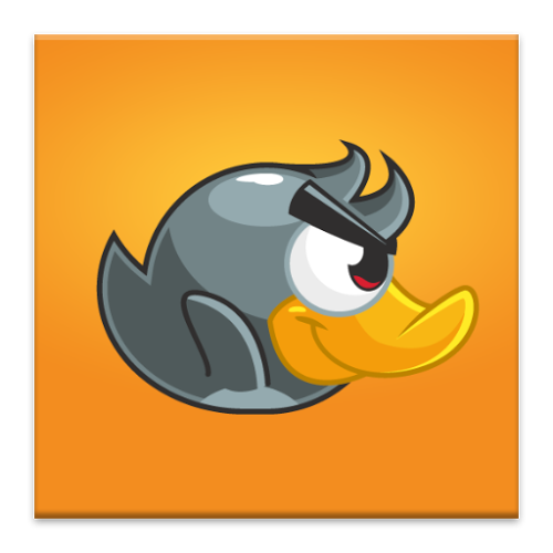 Logo Flappy Duck Ícone Logo Flappy Duck Ícone