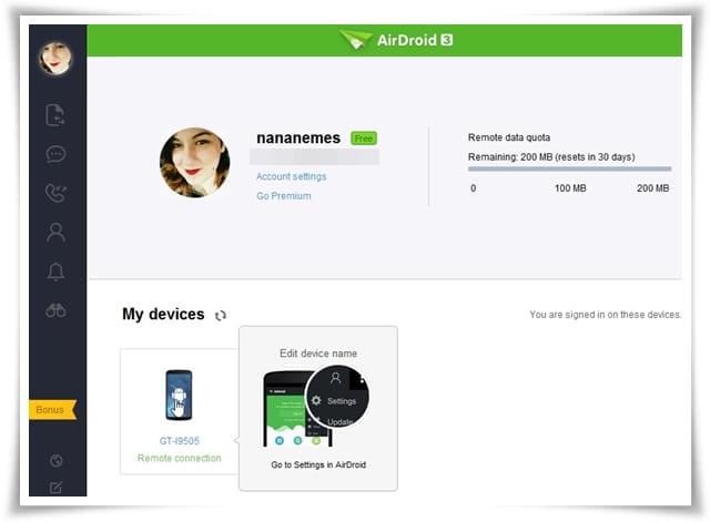 free instals AirDroid 3.7.1.3