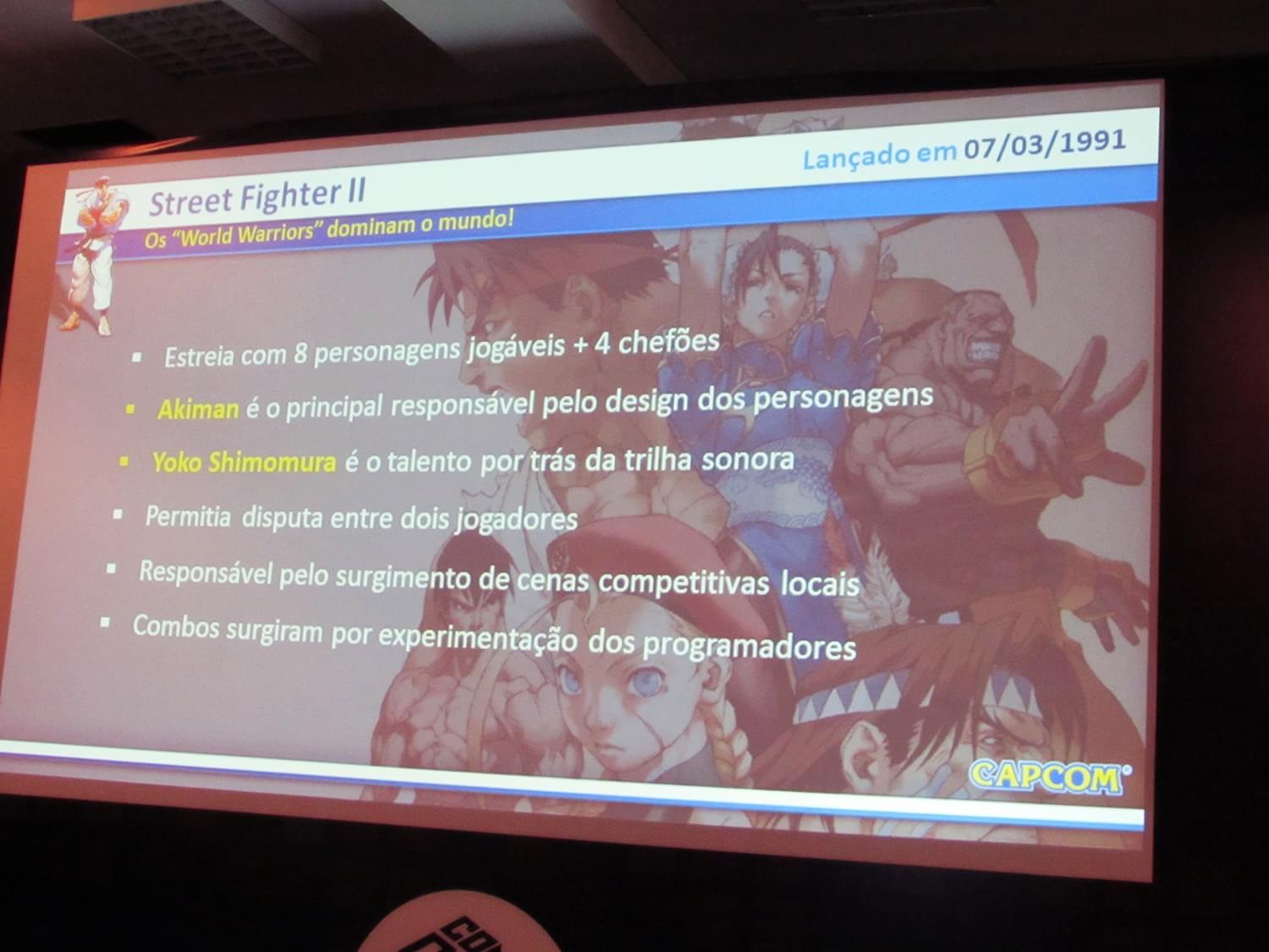 Capcom na CCXP: história da franquia e trailer dublado de Street Fighter V