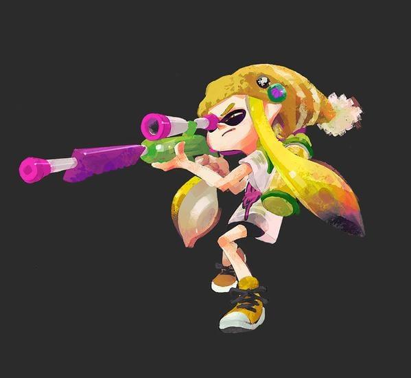 Cores das tintas de Splatoon mudam a cada batalha travada