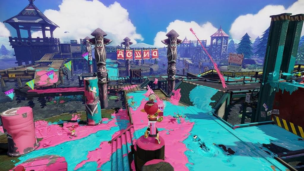 Cores das tintas de Splatoon mudam a cada batalha travada