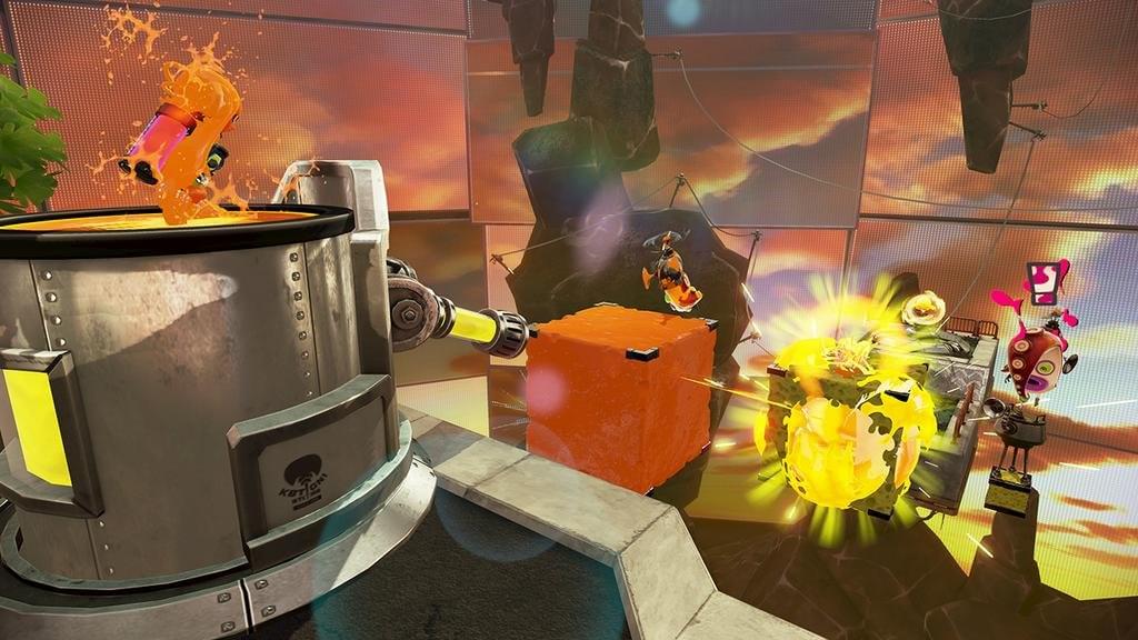 Cores das tintas de Splatoon mudam a cada batalha travada