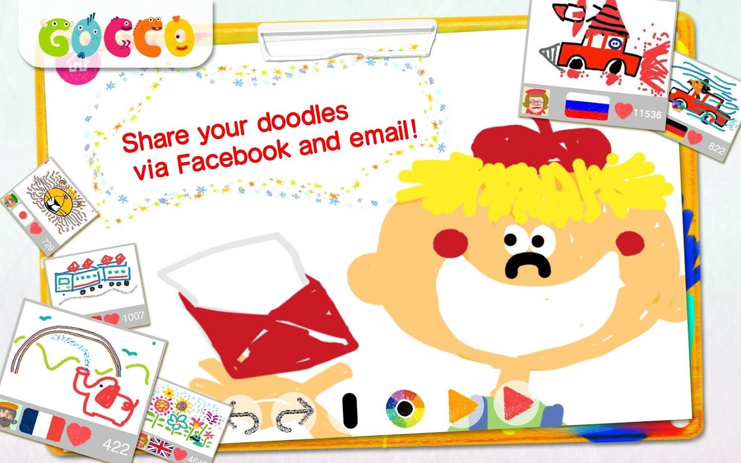 Gocco Doodle - Paint&Share screenshot 5