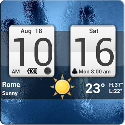 Logo Sense Analog Clock Widget 24 Ícone Logo Sense Analog Clock Widget 24 Ícone