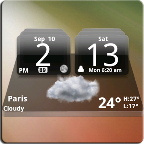 Logo MIUI Dark Digital Weather CL. Ícone Logo MIUI Dark Digital Weather CL. Ícone