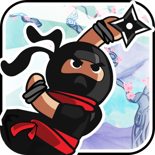 Logo Ninja Throw Ícone Logo Ninja Throw Ícone