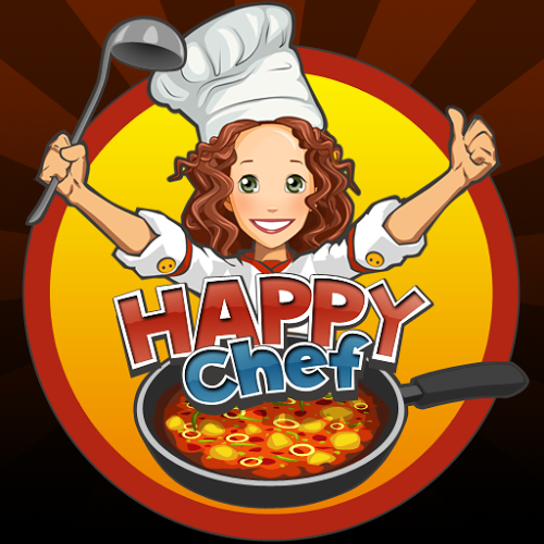 Logo Happy Chef Ícone Logo Happy Chef Ícone