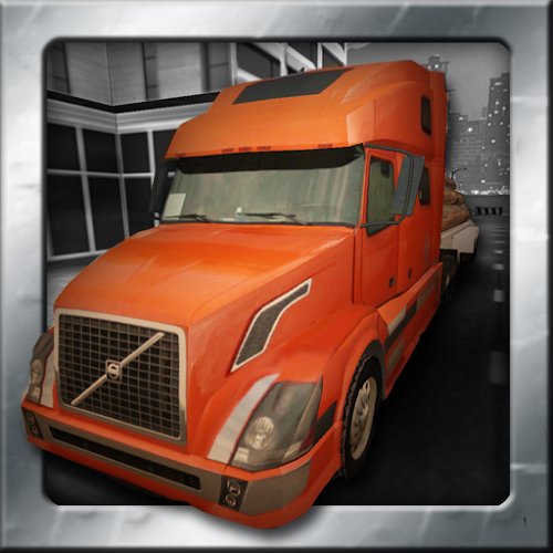 Logo Parking Truck Deluxe Ícone Logo Parking Truck Deluxe Ícone