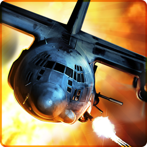 Logo Zombie Gunship Ícone Logo Zombie Gunship Ícone